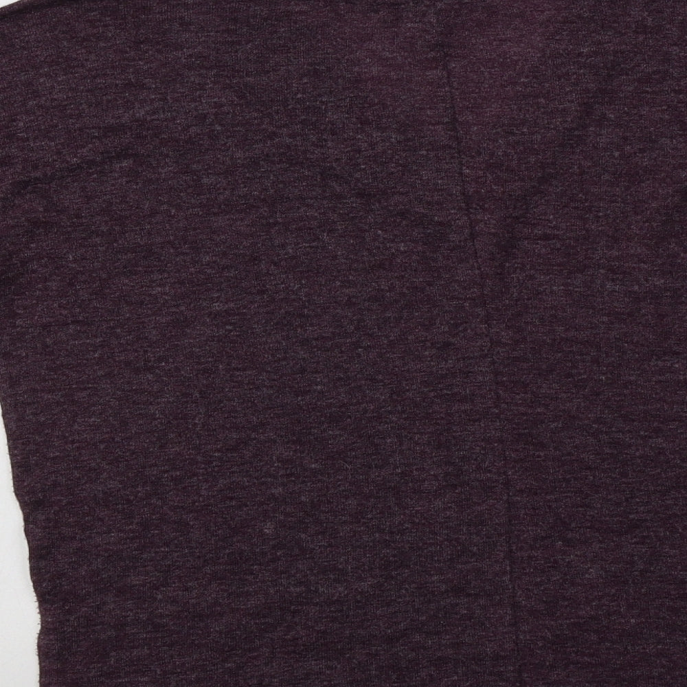Primark Womens Purple V-Neck Pullover Jumper Size 6