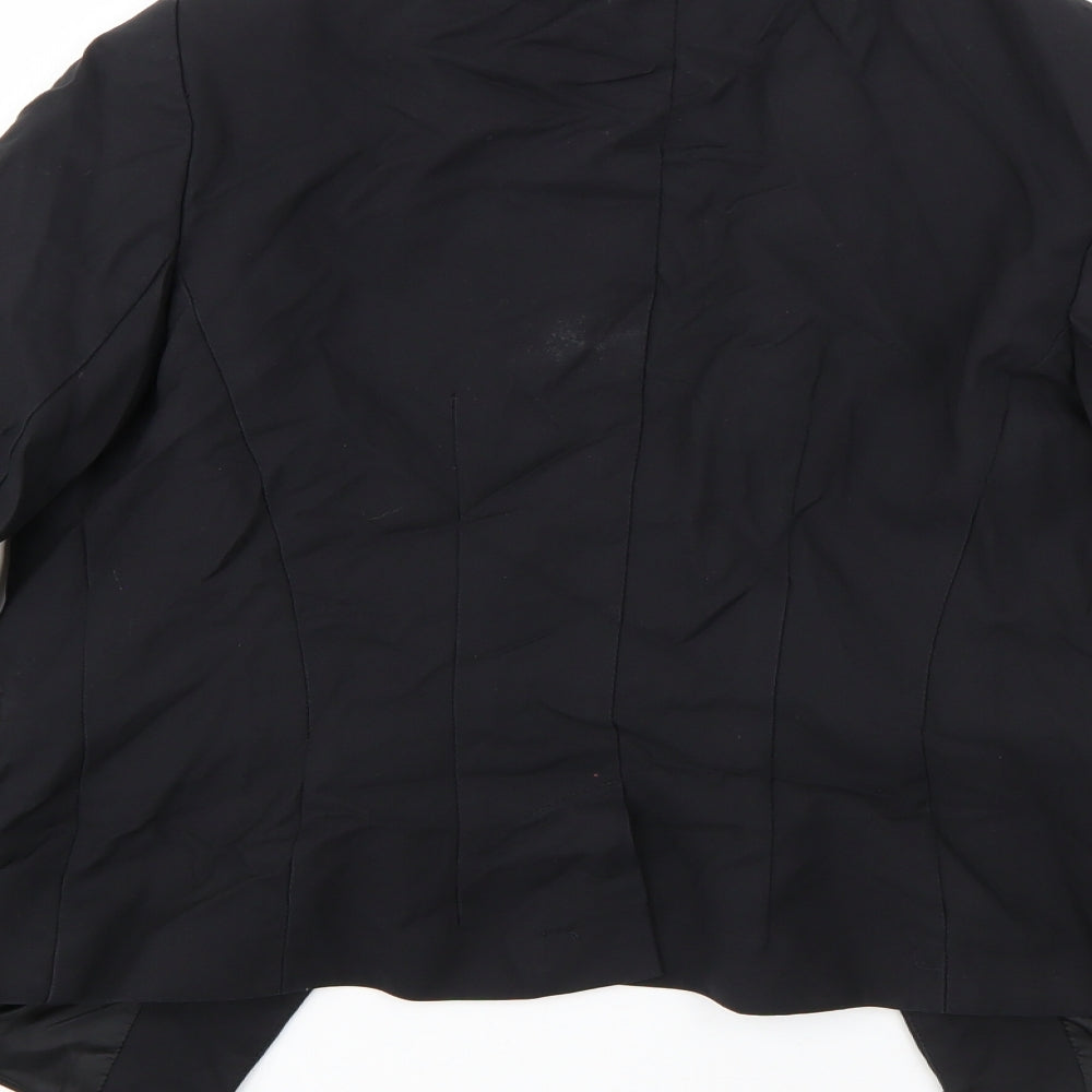 Atmosphere Womens Black Jacket Blazer Size 10 Button