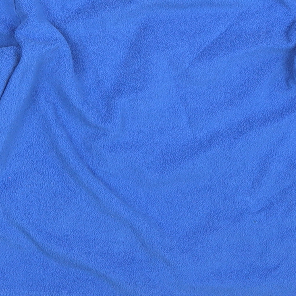 Preworn Boys Blue Round Neck Polyester Pullover Jumper Size 13 Years