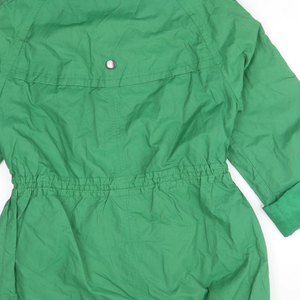 RJR.John Rocha Womens Green Overcoat Coat Size 8