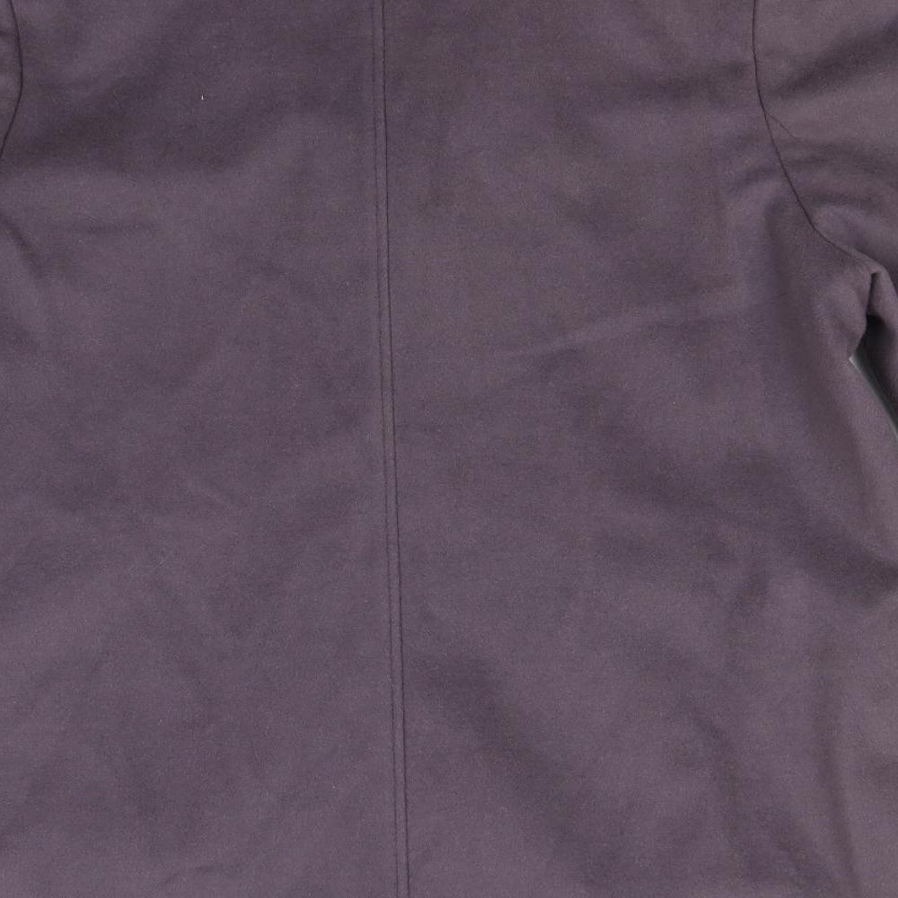 Marks and Spencer Womens Grey Overcoat Jacket Size 18