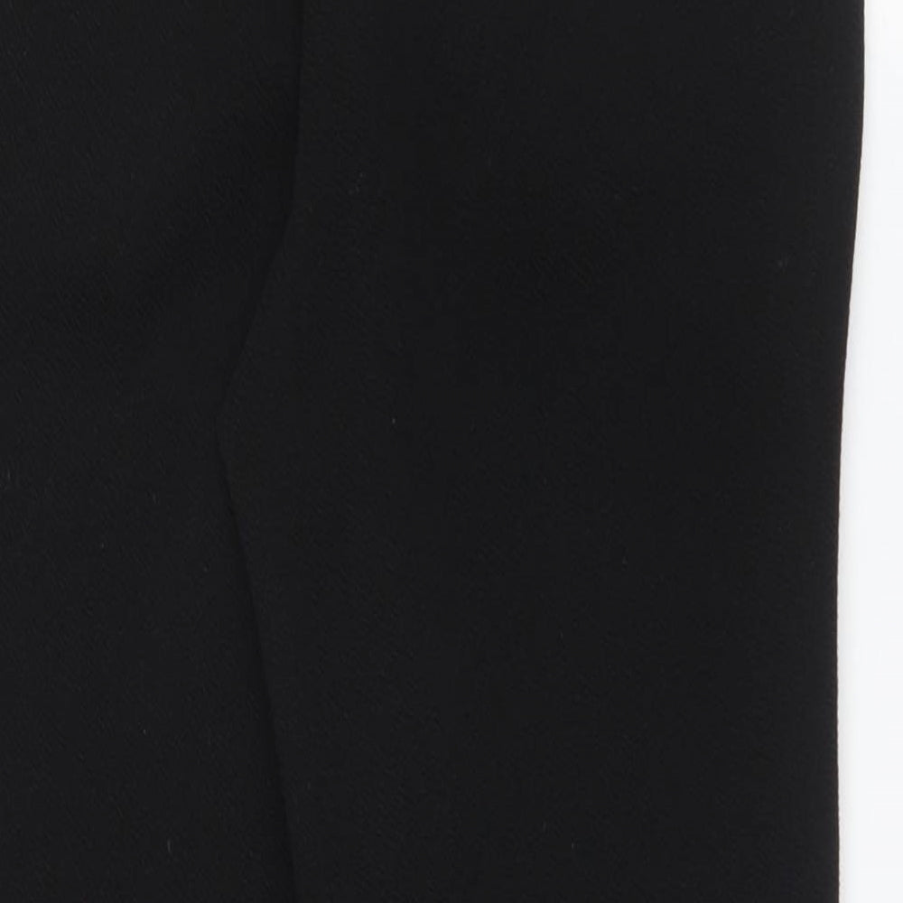 SheIn Womens Black Polyester Trousers Size S L27 in Regular