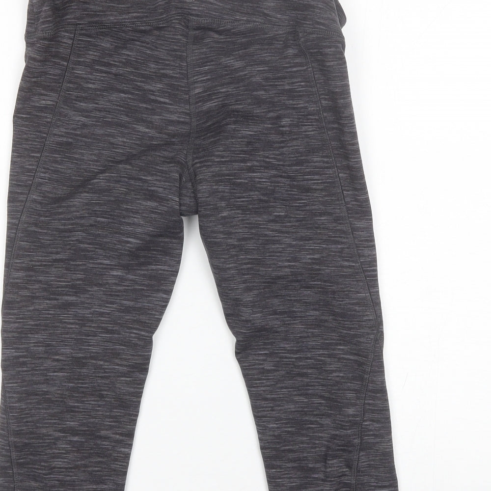 FOREVER 21 Womens Grey Polyester Blend Compression Leggings Size M L17 in Regular