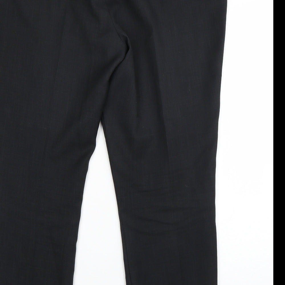 Papaya Womens Grey Polyester Dress Pants Trousers Size 20 L26 in Regular