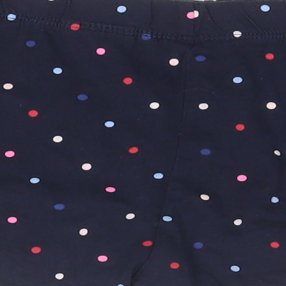 H&M Boys Blue Spotted Cotton Sweat Shorts Size 9-10 Years Regular