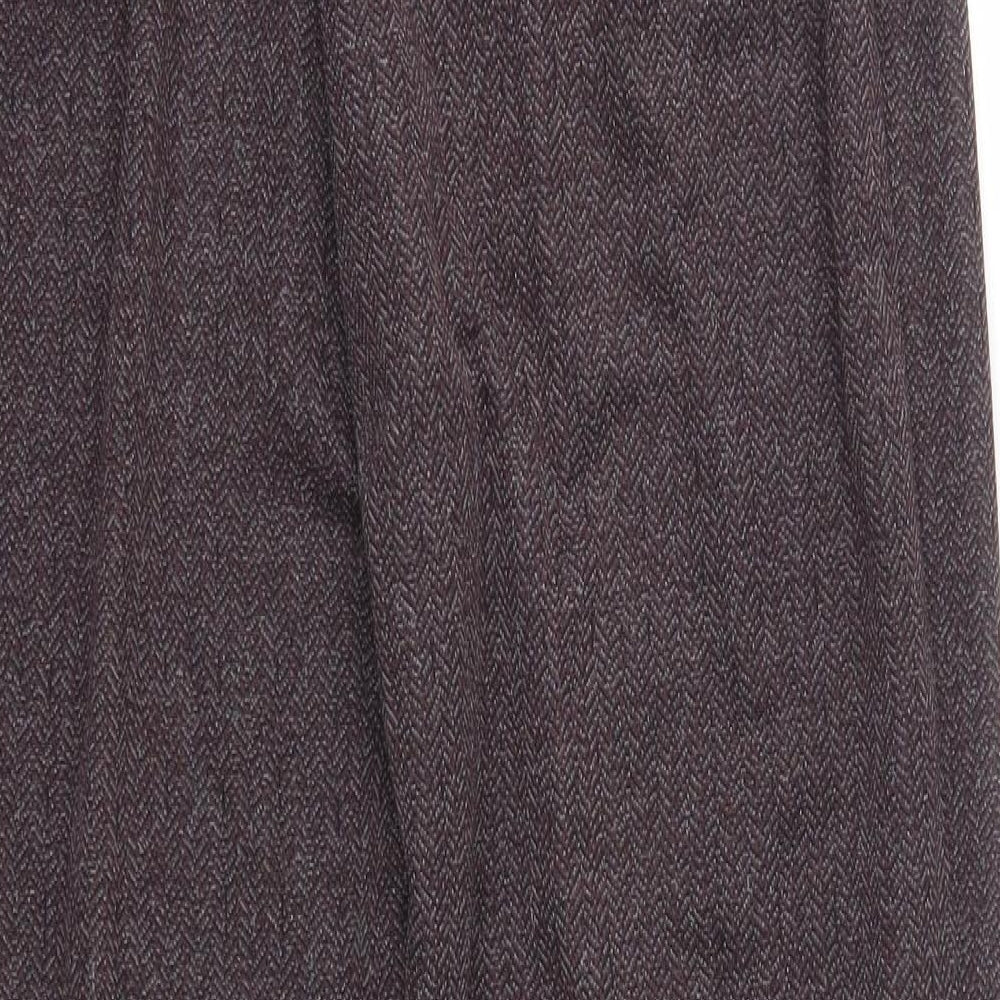 Preworn Womens Purple Polyester Dress Pants Trousers Size 20 L27 in Regular