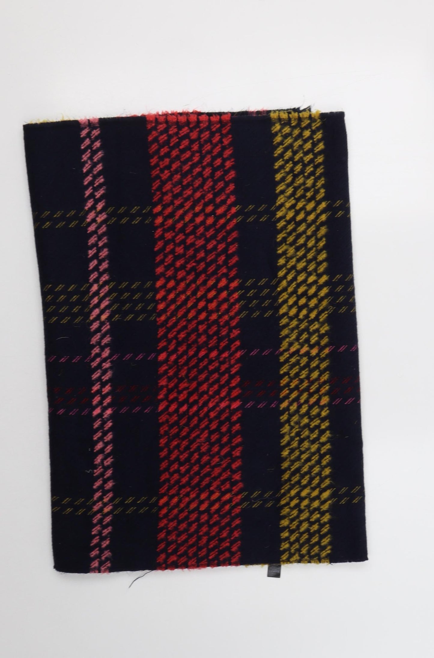 George Womens Multicoloured Check Acrylic Shawl/Wrap