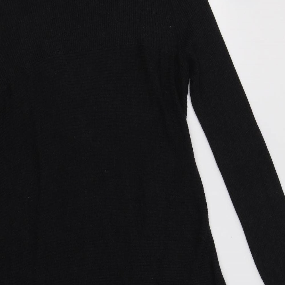 F&F Womens Grey V-Neck Cardigan Jumper Size 12