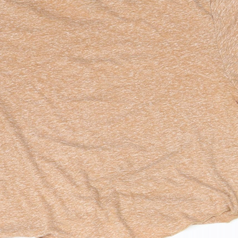 Primark Womens Orange Polyester Basic T-Shirt Size XS Crew Neck