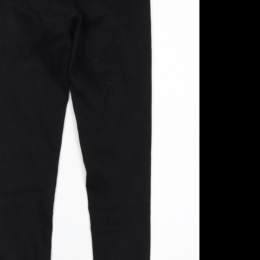 Shein Womens Black Cotton Skinny Jeans Size M L26 in Regular