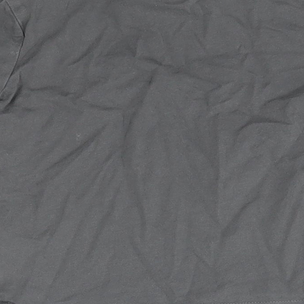 George Baby Grey Cotton Basic Casual Size 18-24 Months Round Neck