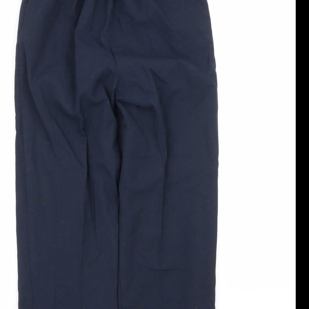 Very Boys Blue Polyester Dress Pants Trousers Size 10-11 Years Regular - school wear