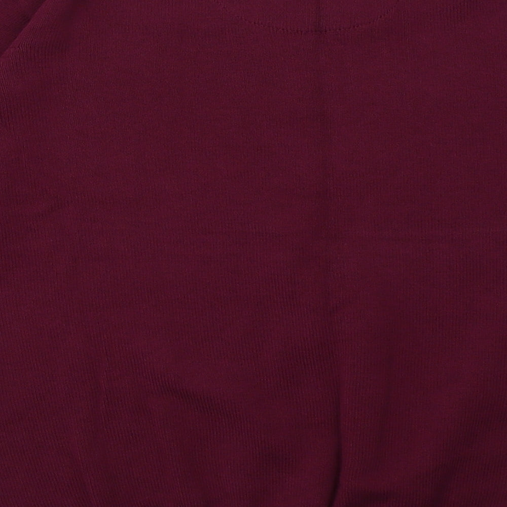 Marks and Spencer Mens Purple Cotton Pullover Sweatshirt Size M