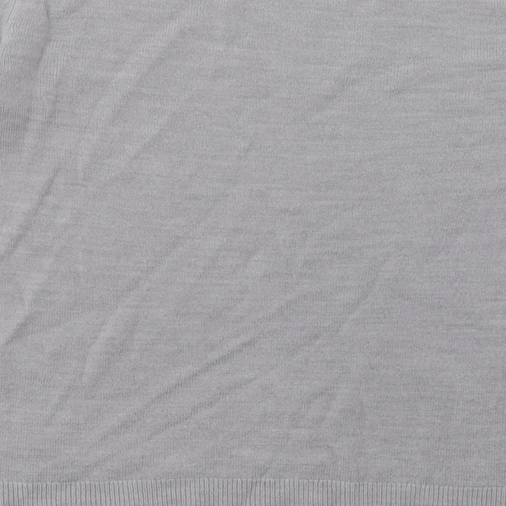 Marks and Spencer Womens Grey Acrylic Pullover Sweatshirt Size 6 Pullover