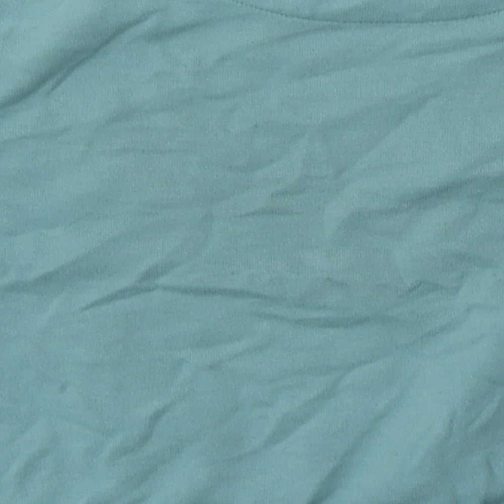 Marks and Spencer Girls Blue Cotton Basic Casual Size 10-11 Years Crew Neck Pullover - ill do it later