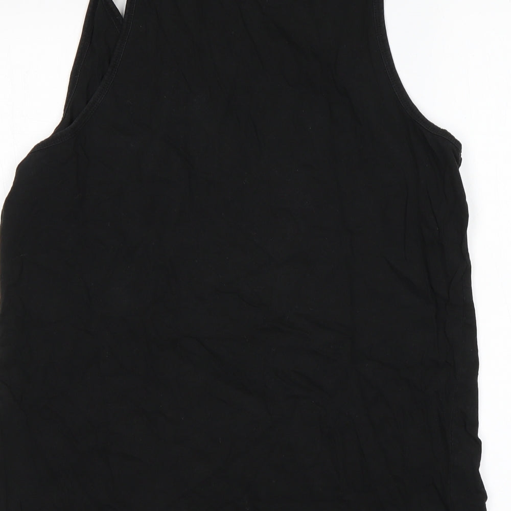 FSBN Mens Black Basic Tank Size S Round Neck