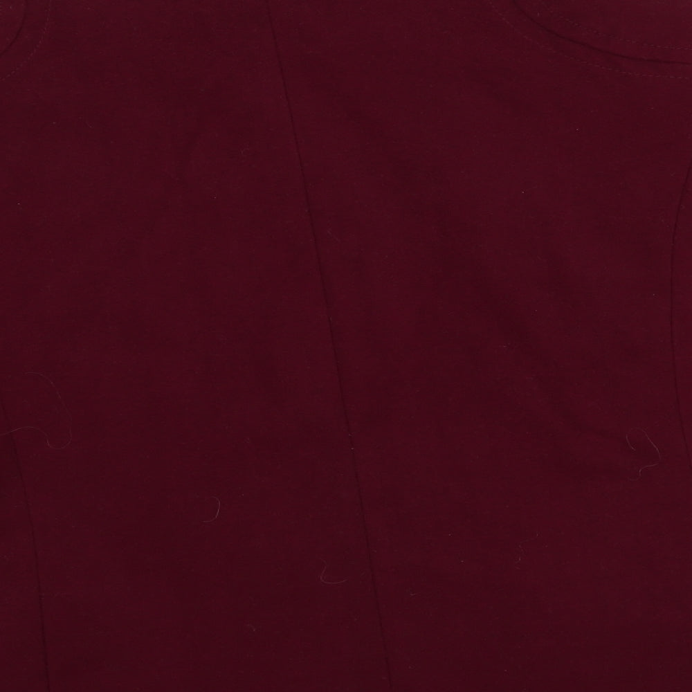 Northmoor Womens Purple Pea Coat Coat Size 18 Button