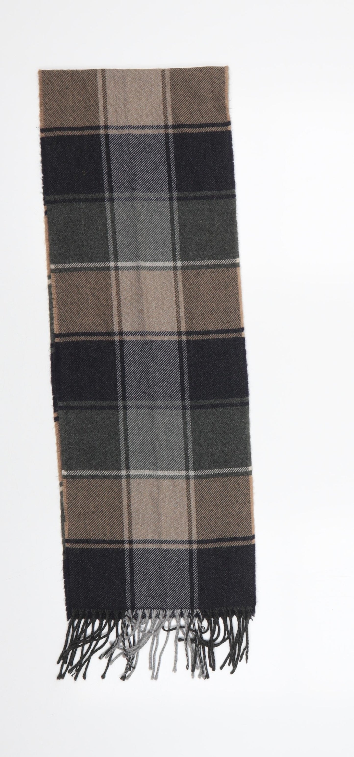 Preworn Mens Grey Camouflage Scarf One Size