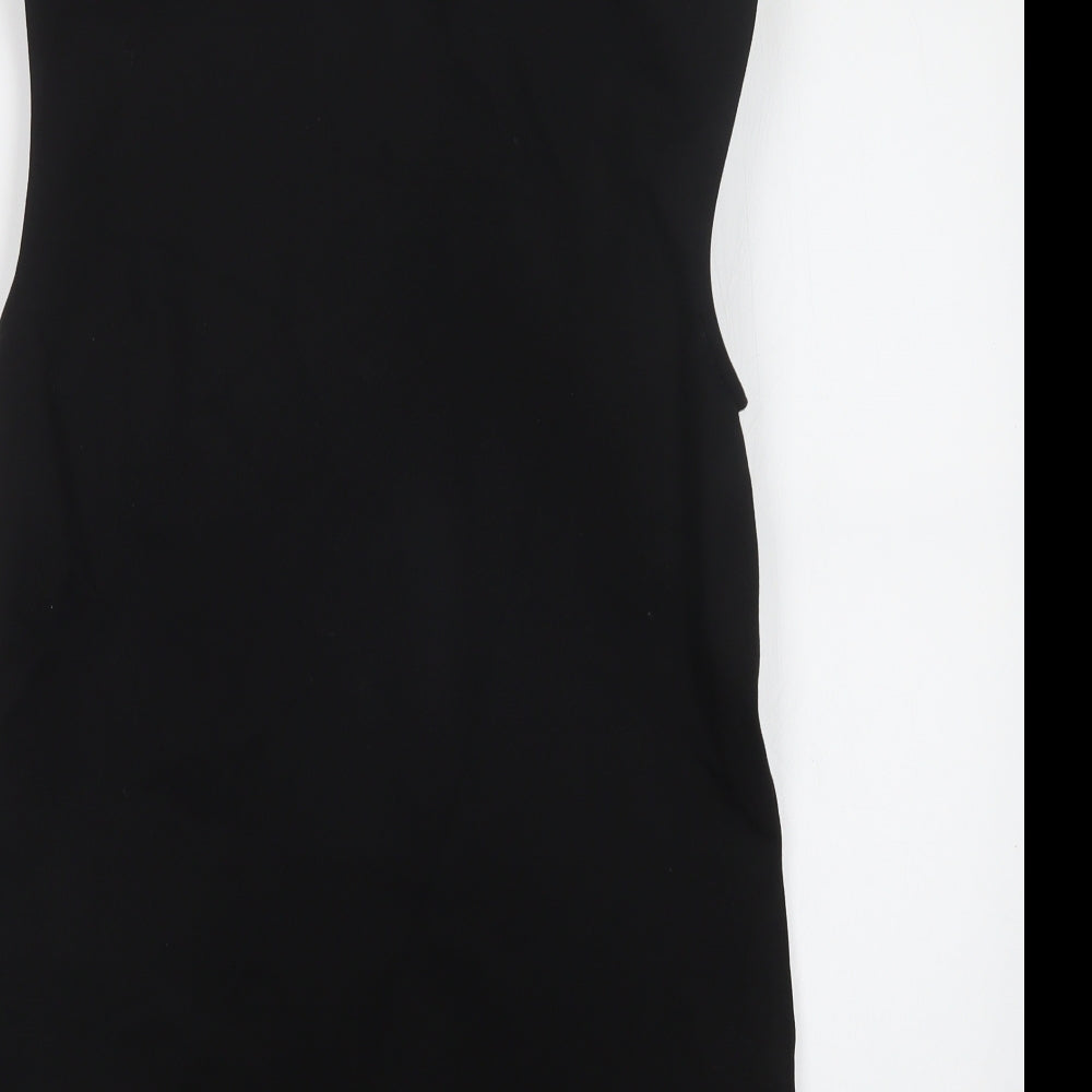 Primark Womens Black Jacket Waistcoat Size 10 Button