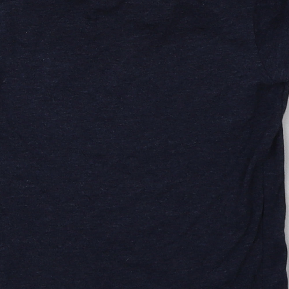 rimark Girls Blue Cotton Basic T-Shirt Size 18-24 Months Crew Neck Pullover - family together