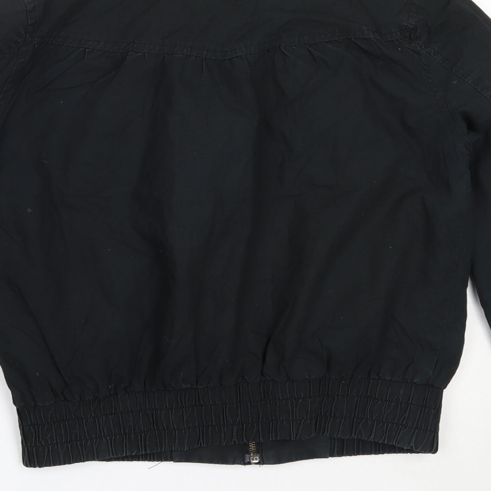 Primark Womens Black Bomber Jacket Jacket Size 10