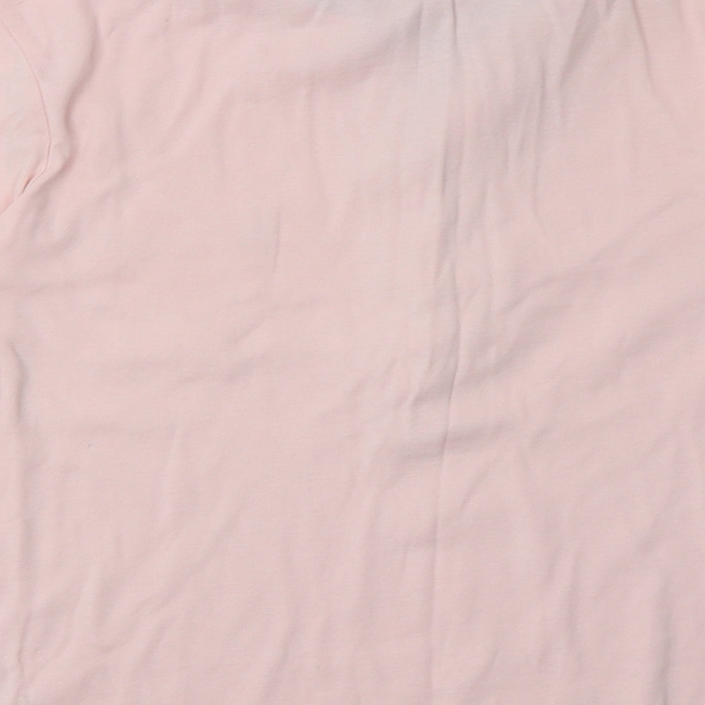 Damart Womens Pink Cotton Pullover Sweatshirt Size 14 Pullover
