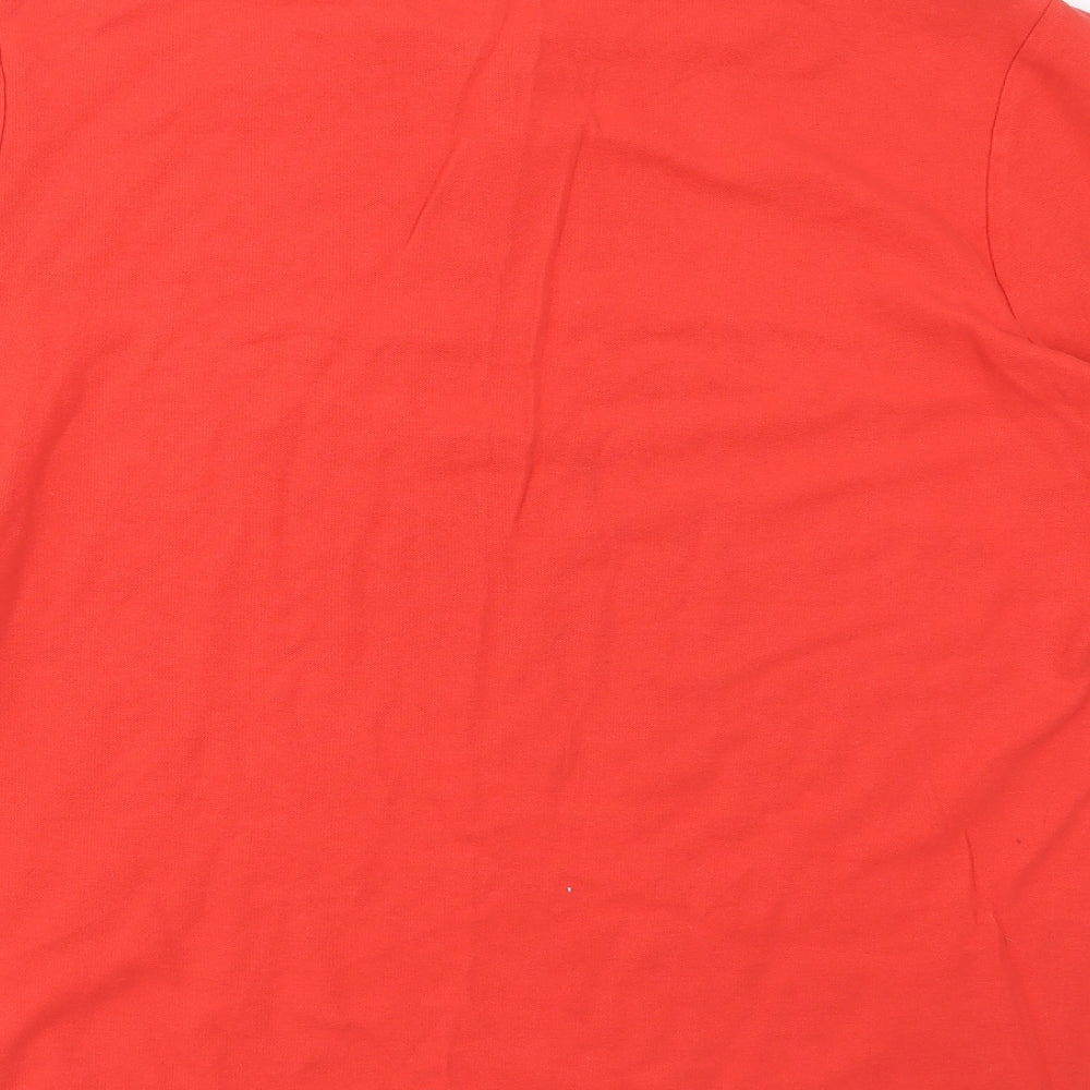 Primark Mens Red Cotton Polo Size 3XL Collared