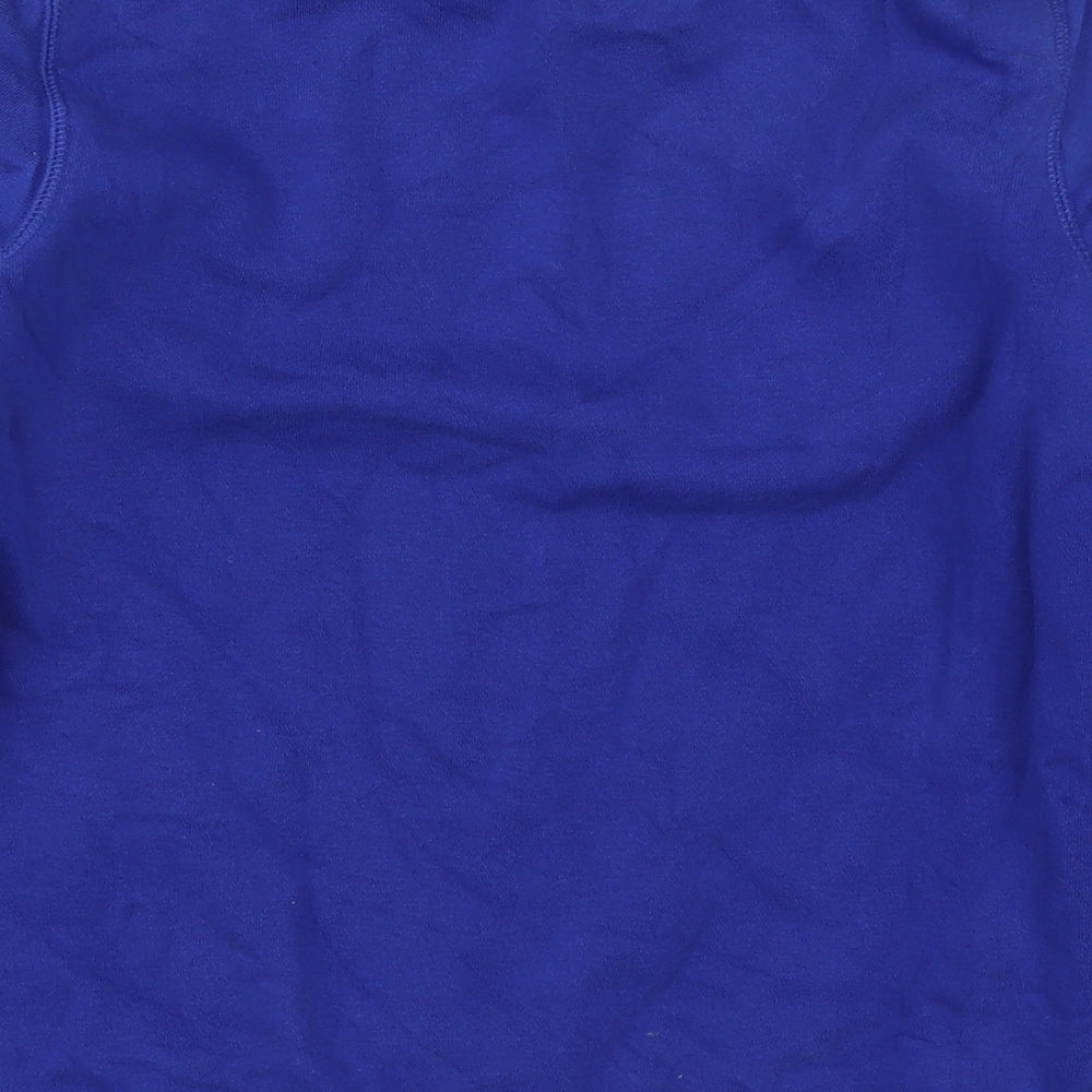 TU Boys Blue Cotton Pullover Sweatshirt Size 10 Years Pullover