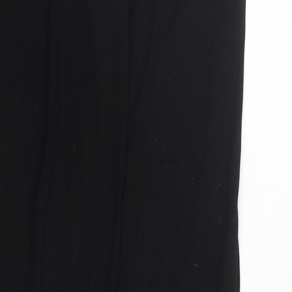 ASOS Womens Black Viscose Carrot Leggings Size 6 L26 in