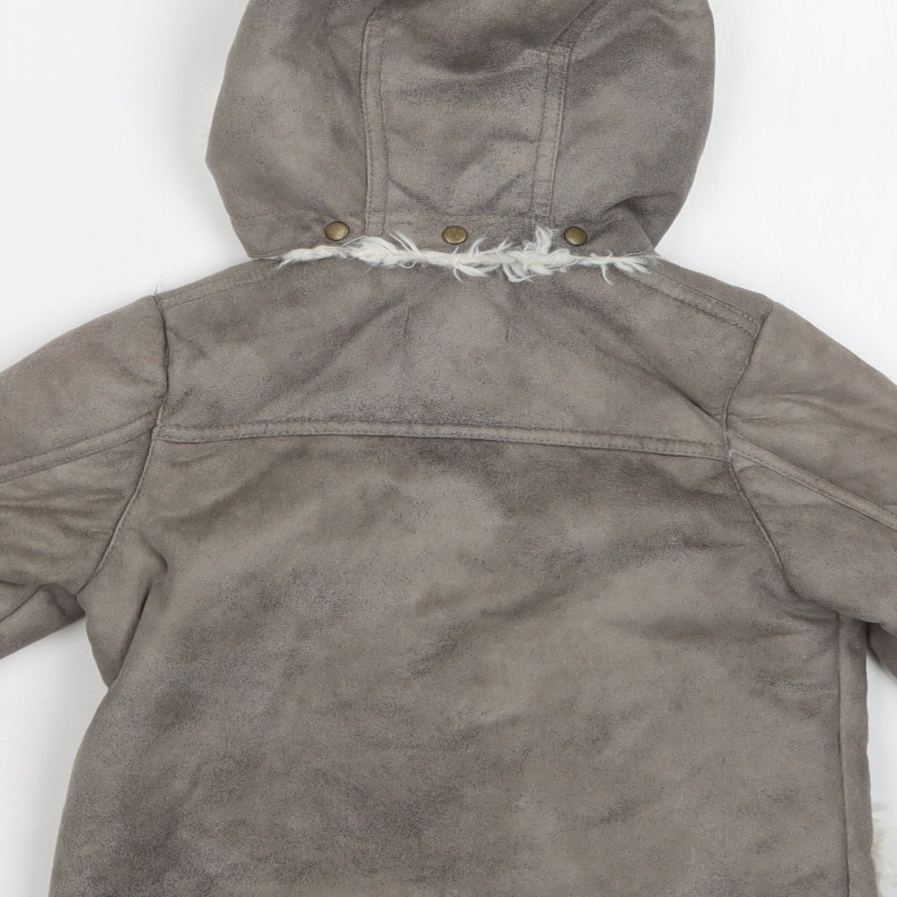 Boboli Girls Grey Jacket Size 2 Years Zip