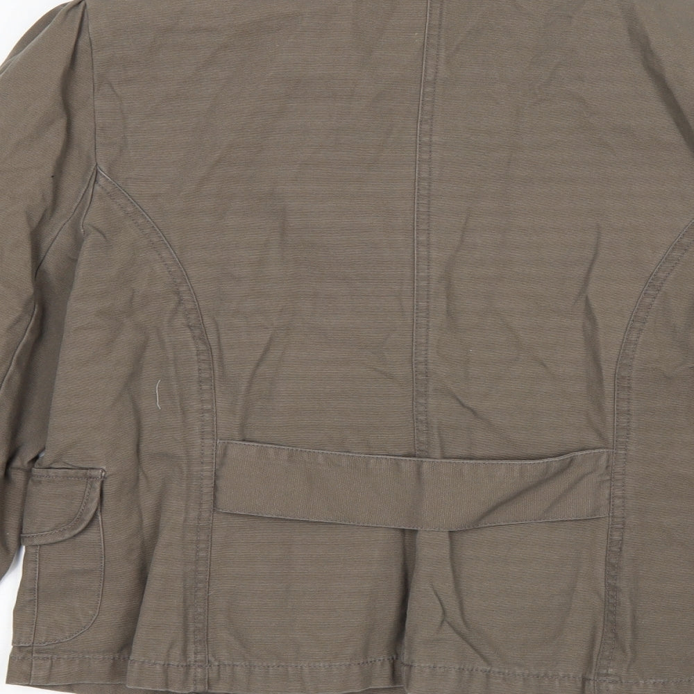 Dorothy Perkins Womens Brown Jacket Size 18
