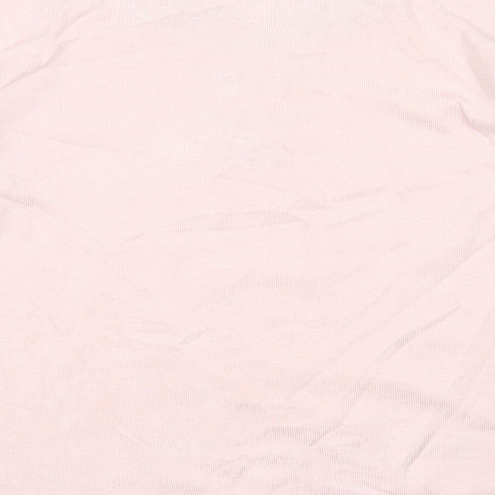 CC Womens Pink Crew Neck Viscose Pullover Jumper Size M
