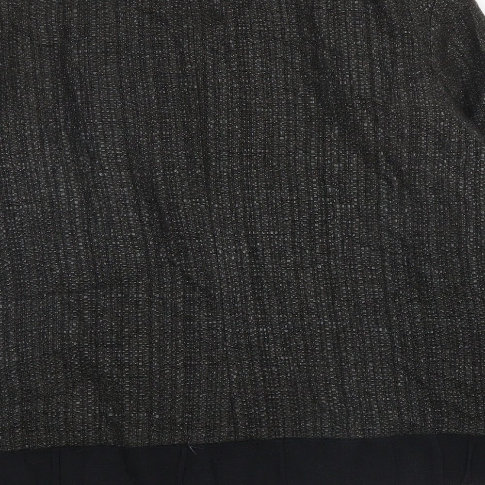 NEXT Womens Grey Viscose Jacket Blazer Size 14
