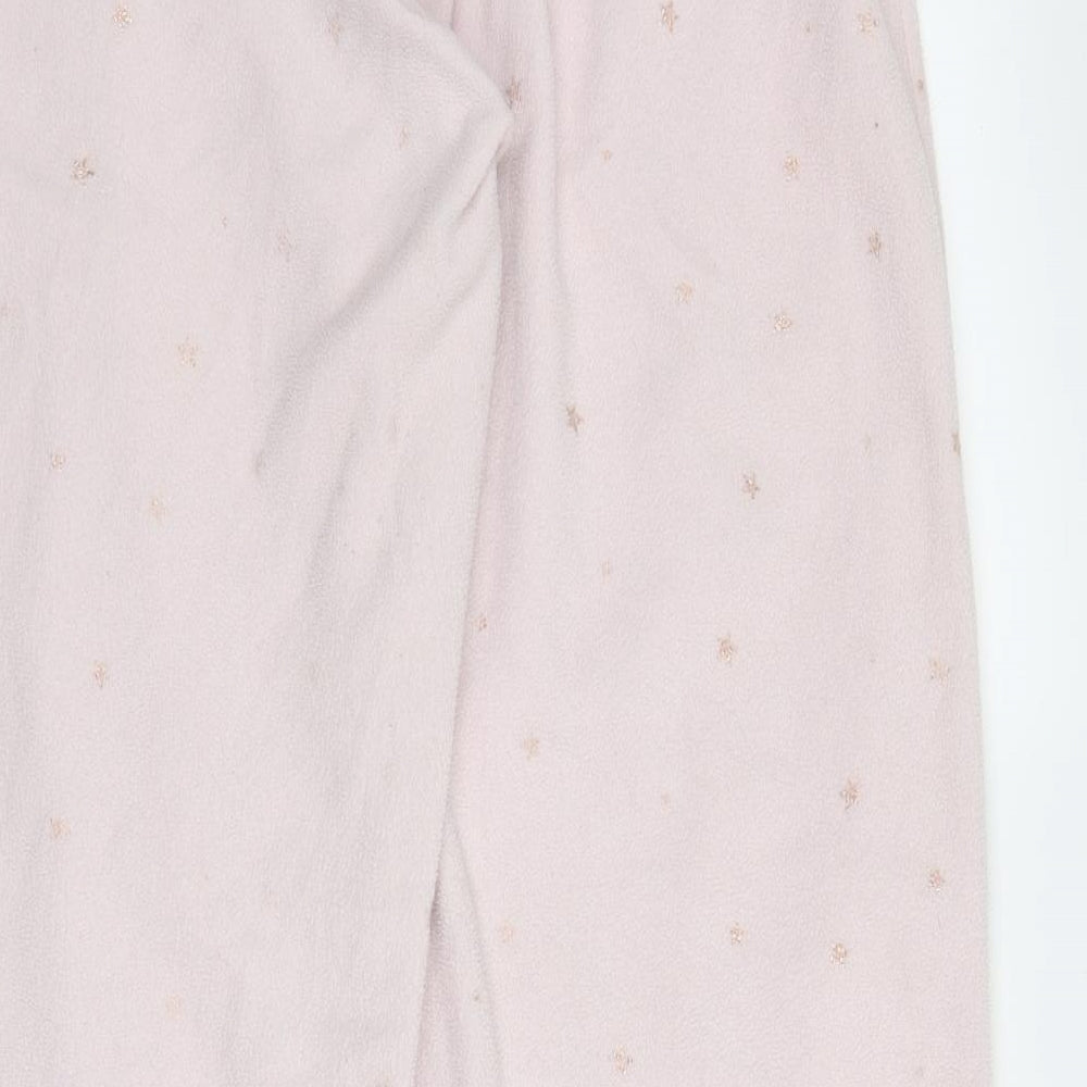 Tesco Womens Pink Solid Polyester Chemise Pyjama Pants Size 12 - Disney