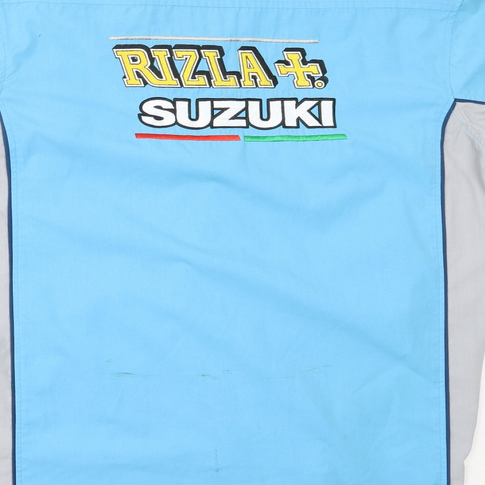 Rizzla & Suzuki Mens Blue Jacket Size XL Zip - suzuki