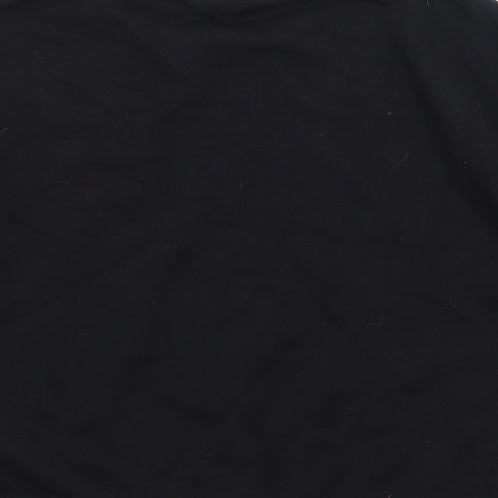 Marks and Spencer Girls Black Cotton Pullover Sweatshirt Size 13-14 Years Pullover - Future