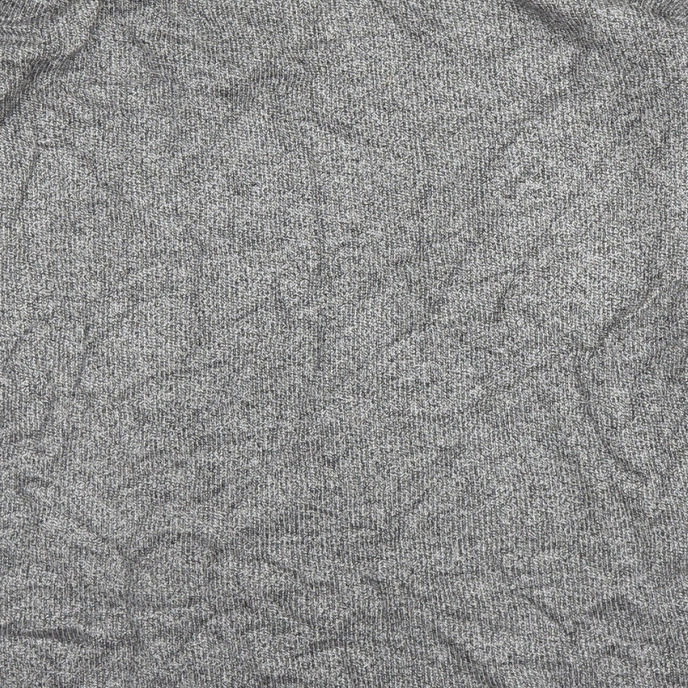 NEXT Womens Grey Round Neck Viscose Pullover Jumper Size 10
