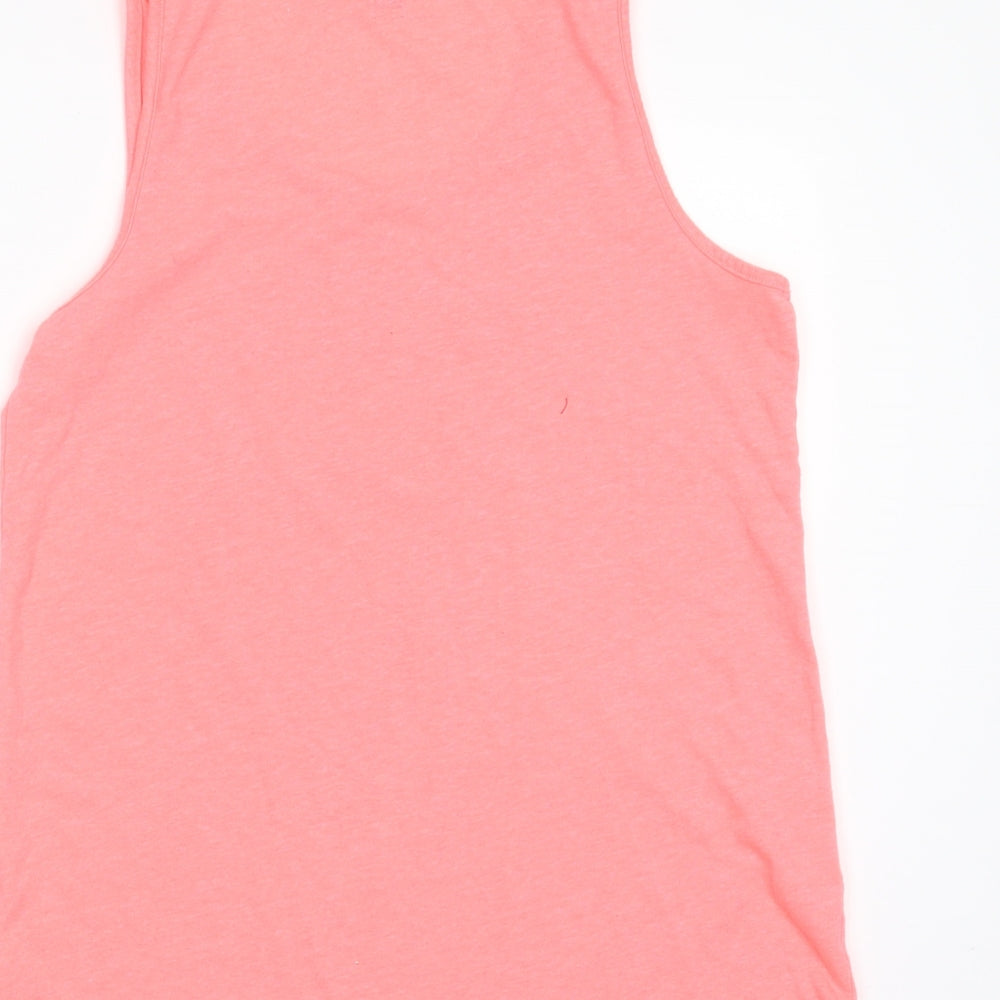 F&F Womens Pink Solid Polyester Top Pyjama Top Size 8 - Margaritas