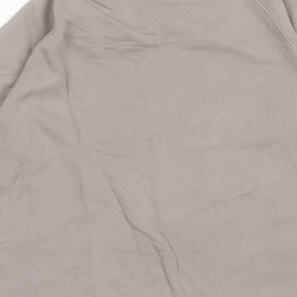 Preworn Womens Green Cotton Pullover Sweatshirt Size XS