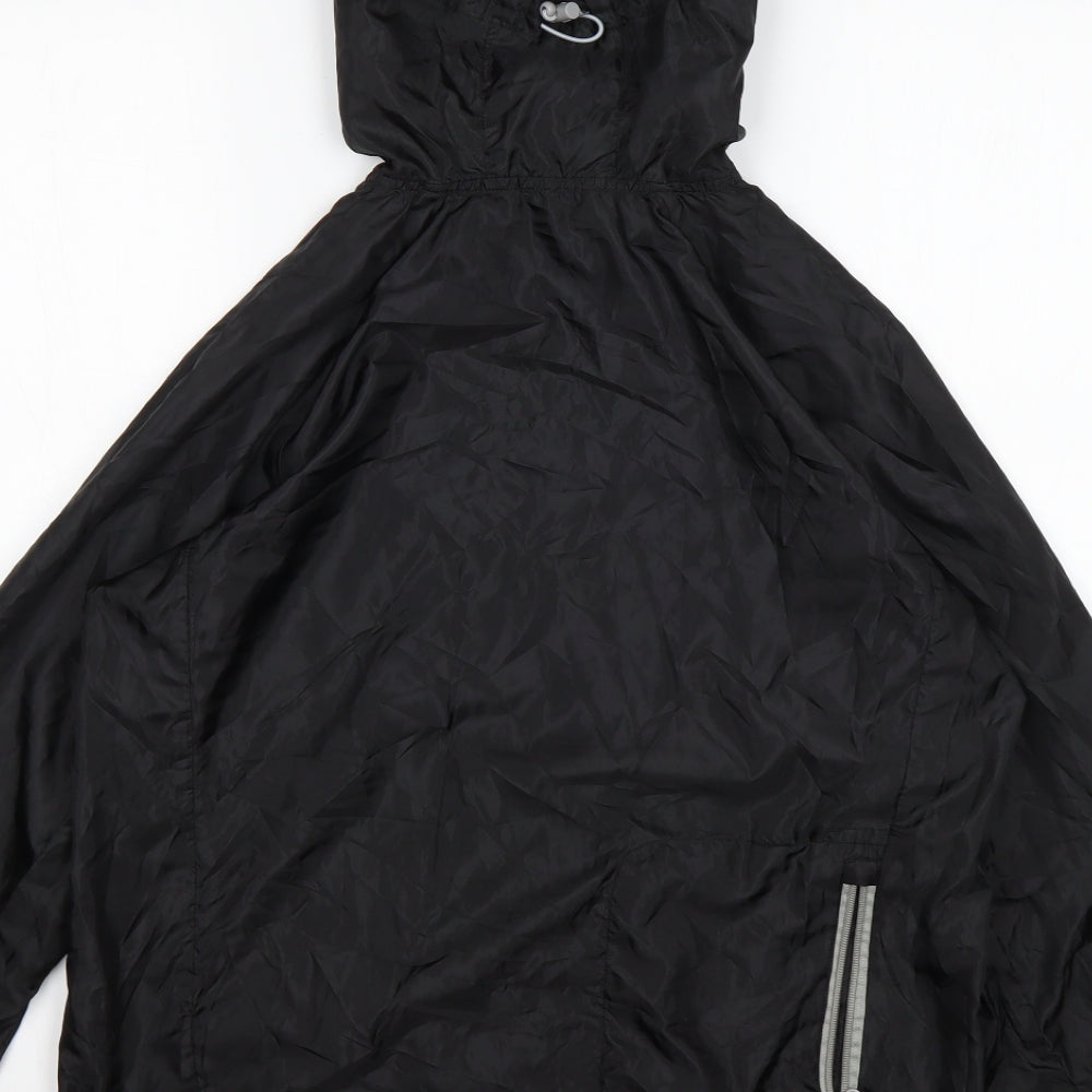 Atmosphere Womens Black Windbreaker Jacket Size 14