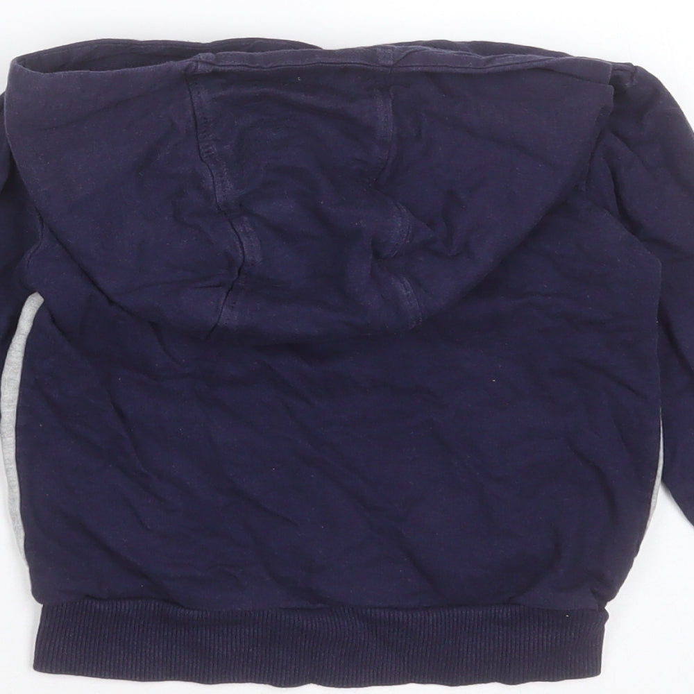 Studio Boys Blue Cotton Pullover Hoodie Size 3-4 Years