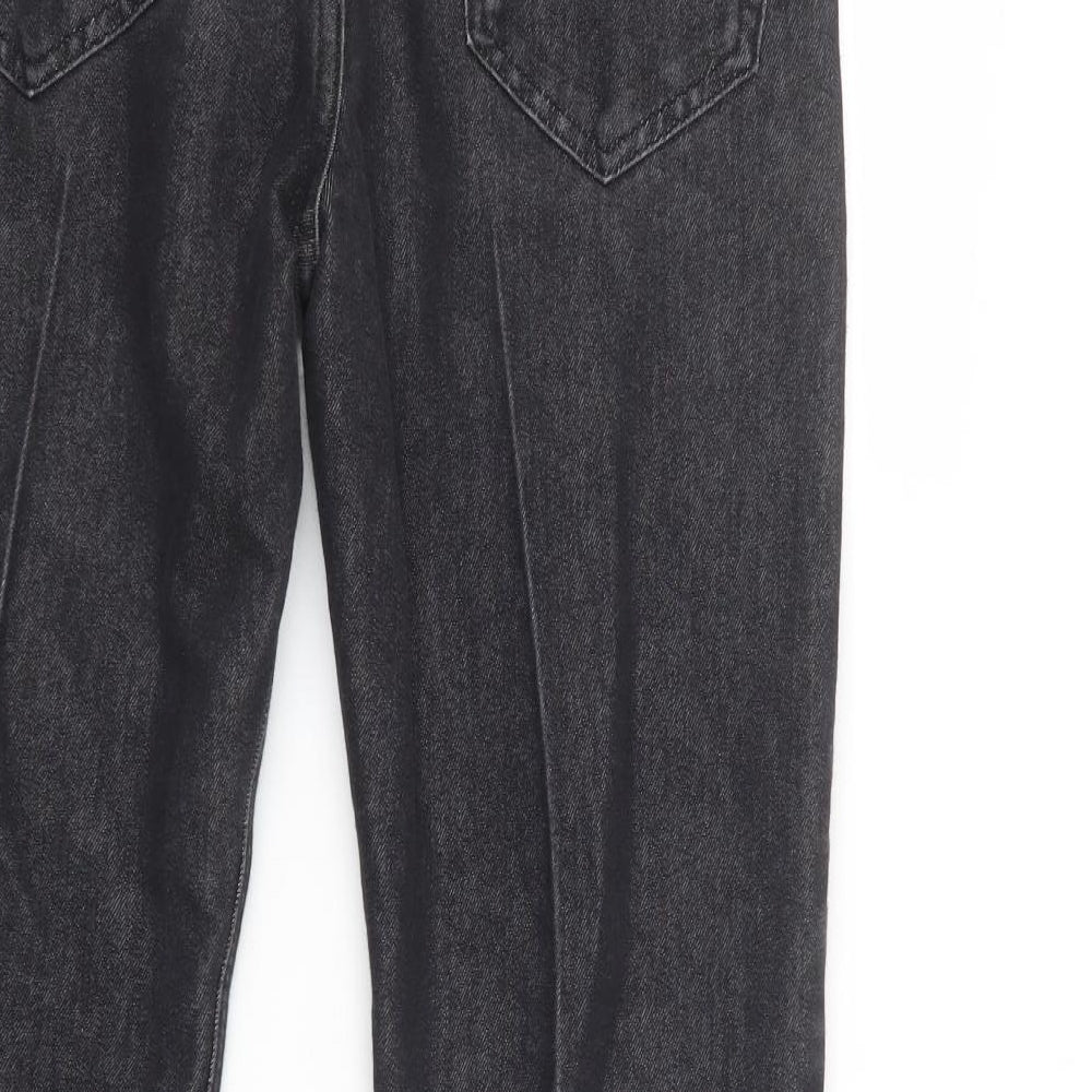 Pep & Co Mens Black Cotton Skinny Jeans Size 30 L32 in Regular Button