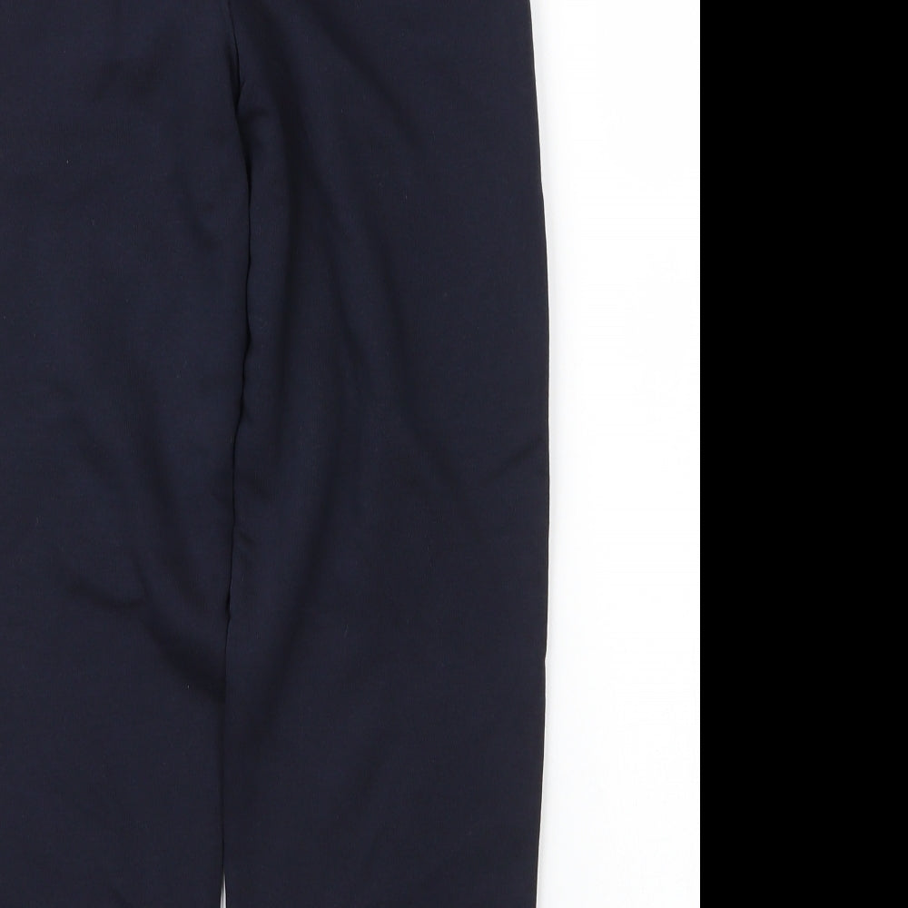 TU Boys Blue Cotton Sweatpants Trousers Size 9 Months L22 in Regular Drawstring - School