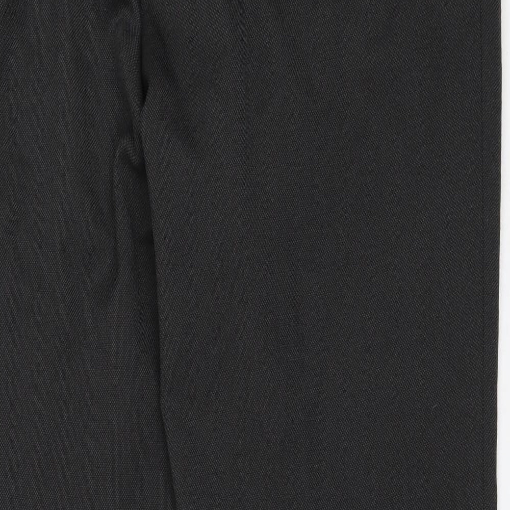 Matalan Mens Grey Polyester Trousers Size 34 in L31 in Regular