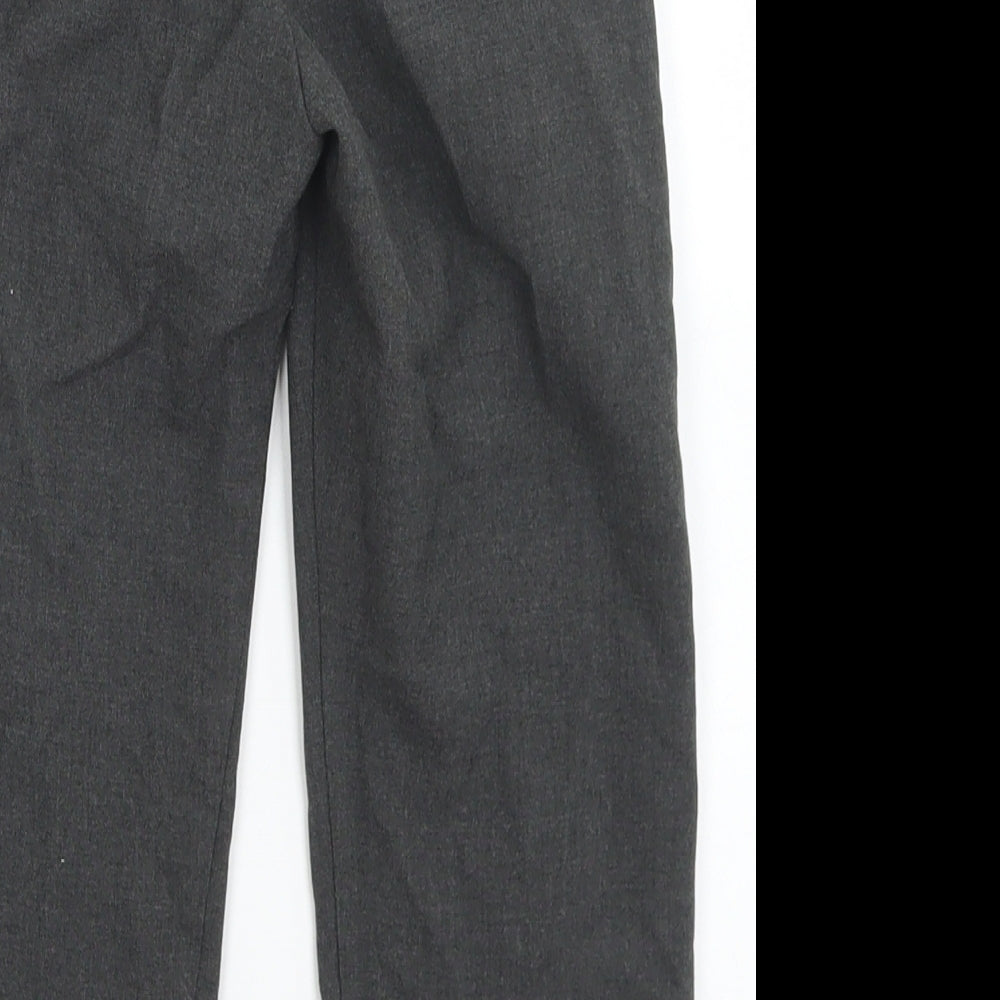 M&S Boys Grey Polyester Dress Pants Trousers Size 3-4 Years Regular - School Wear