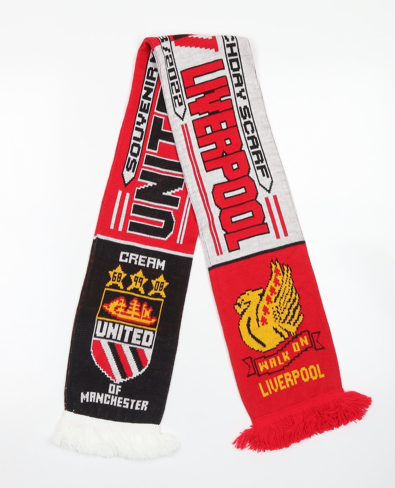 Manchester United FC Football Scarf 54 in - United vs Liverpool