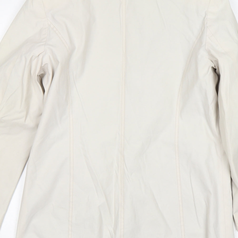 Nauge Womens Beige Jacket Size 12