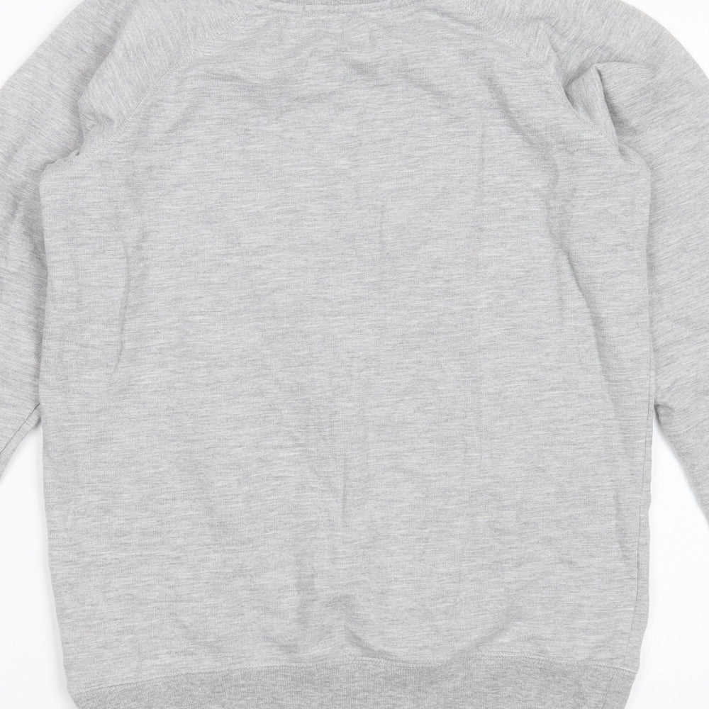 Love Label Womens Grey Polyester Pullover Sweatshirt Size 8 - cat christmas