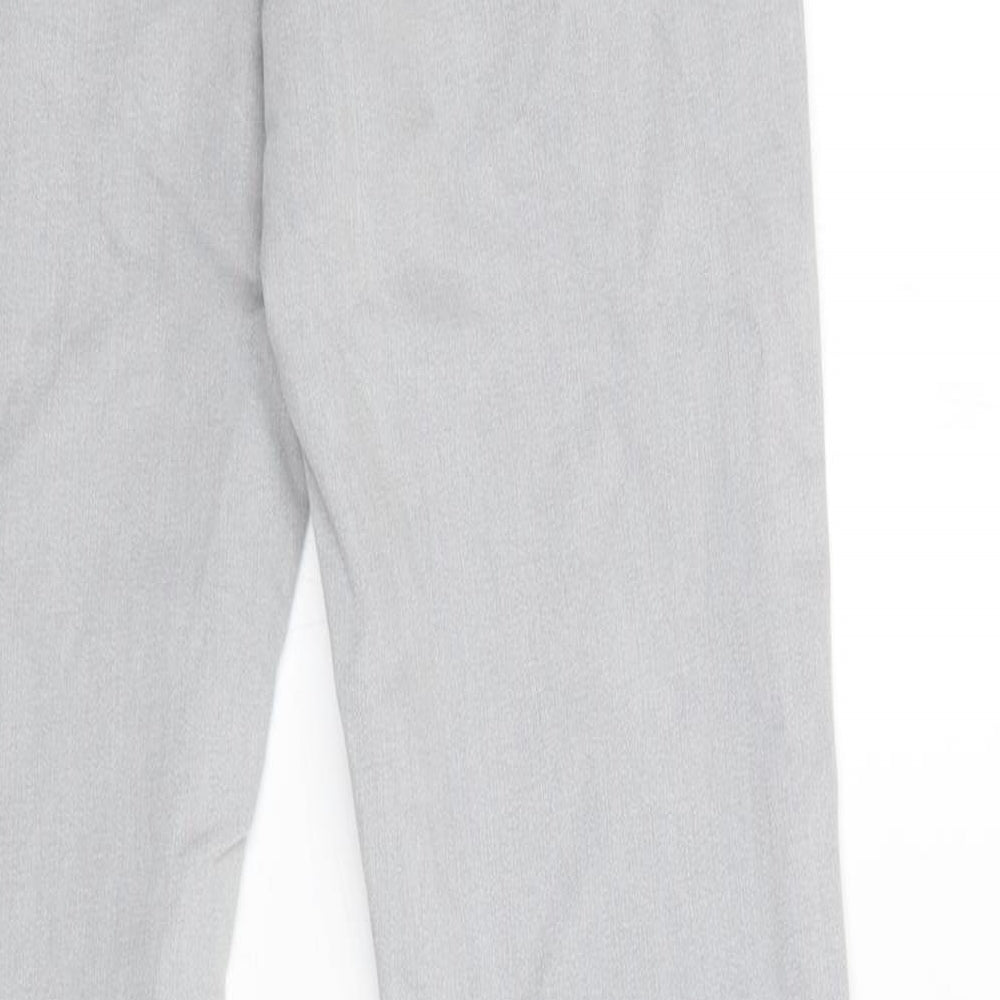 M&S Womens Grey Cotton Skinny Jeans Size 8 L29 in Regular Button