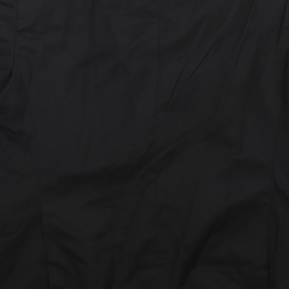 M&S Mens Black Polyester Jacket Suit Jacket